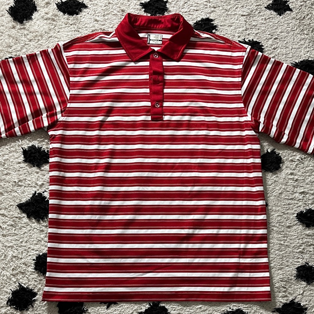 Slazenger men’s size Large Red and White Polo Shirt